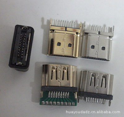 高清MINI HDMI公頭/數(shù)碼相機(jī)線(xiàn)專(zhuān)用連接器/HDMI C-type夾板插頭全解析